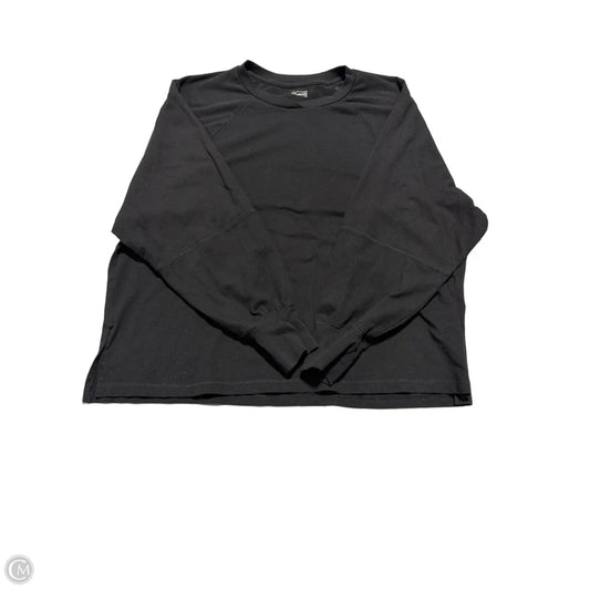 Top Long Sleeve By Aerie In Black, Size: L