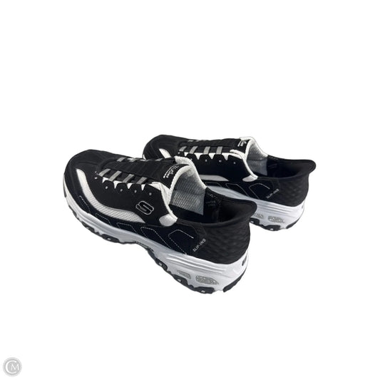 Shoes Sneakers By Skechers In Black & White, Size: 8.5