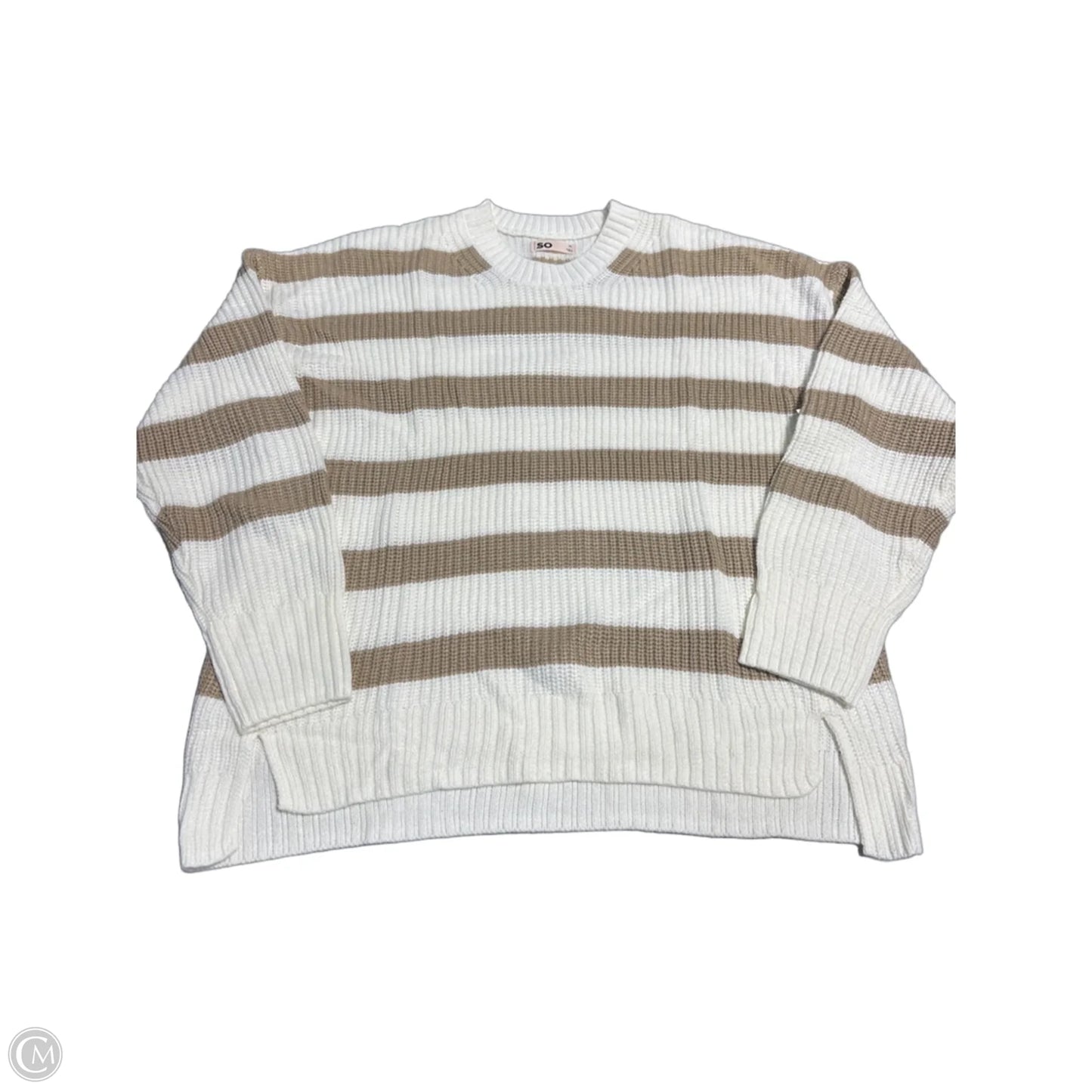 Sweater By So In Striped Pattern, Size: Xl