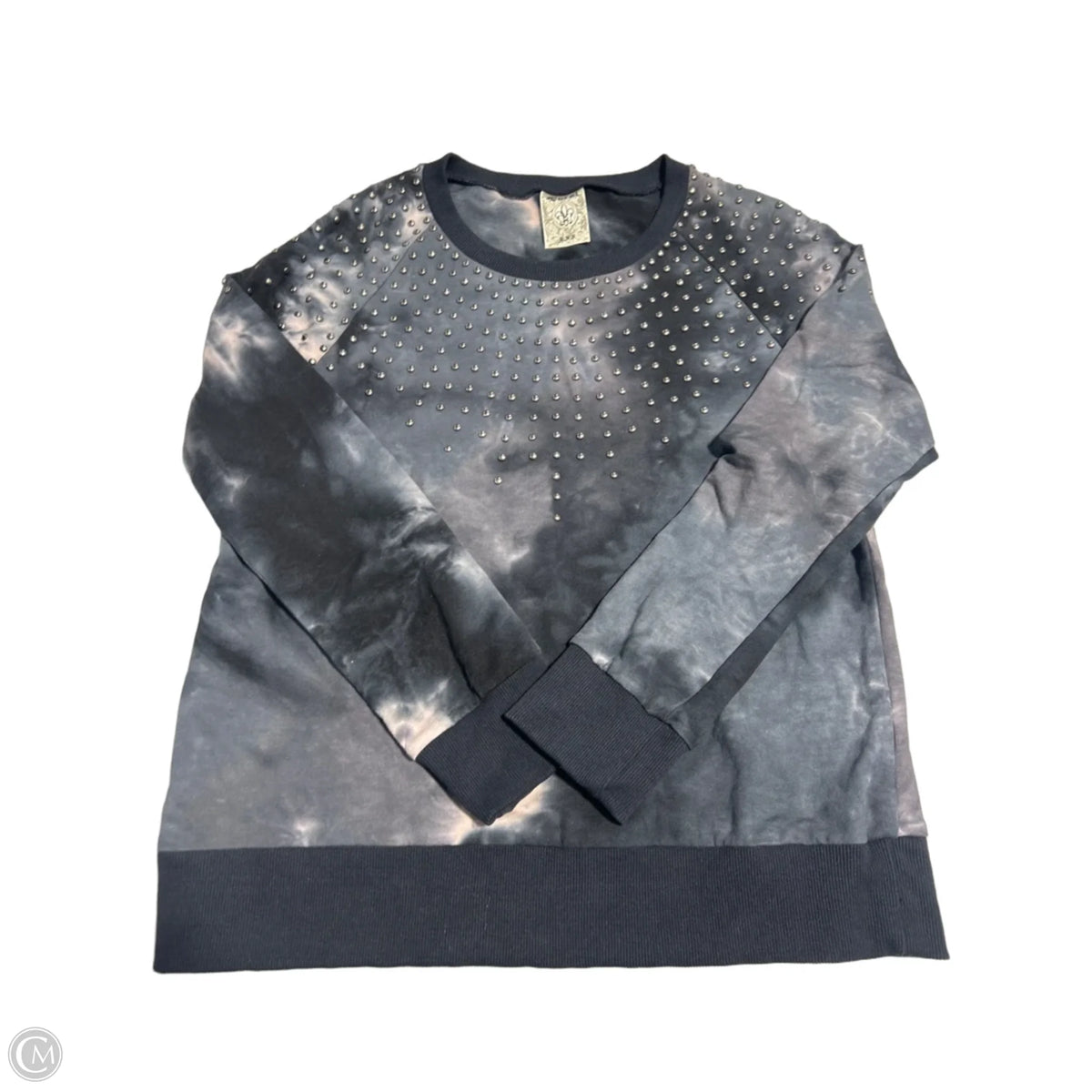 Top Long Sleeve By Vocal In Grey, Size: S