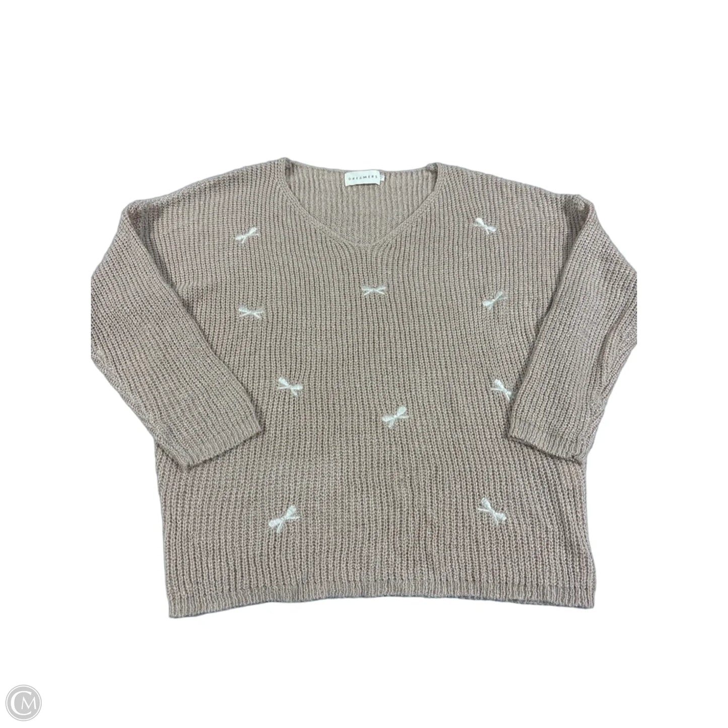 Sweater By Dreamers In Beige, Size: S