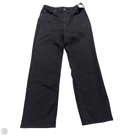 Jeans Straight By Quince In Black, Size: 10