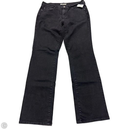 Jeans Straight By Levis In Black, Size: 10