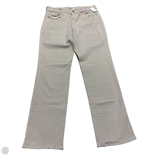 Jeans Straight By Levis In Beige, Size: 10