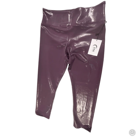 Athletic Leggings By Zyia In Purple, Size: Xl