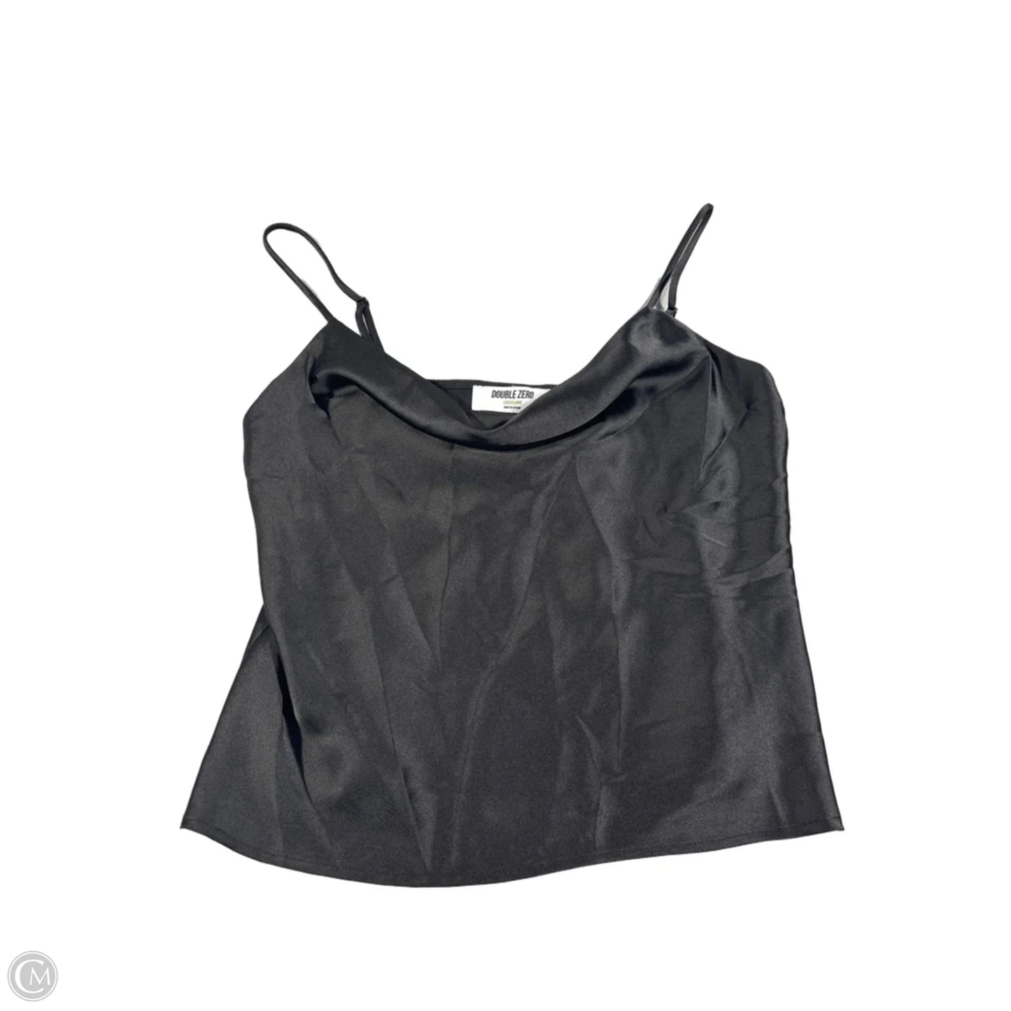 Tank Top By Double Zero In Black, Size: L