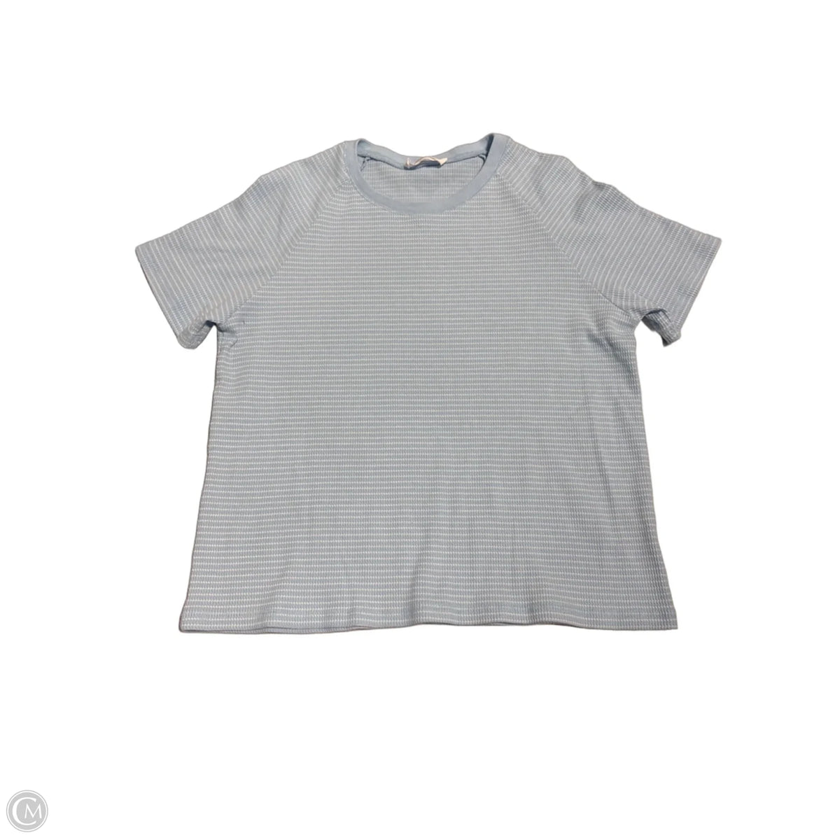 Top Short Sleeve By Double Zero In Blue, Size: M
