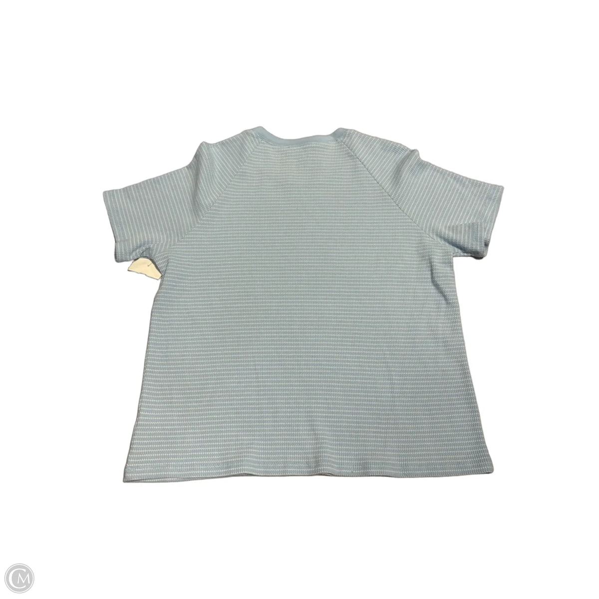 Top Short Sleeve By Double Zero In Blue, Size: M