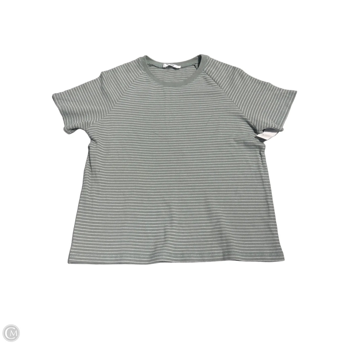 Top Short Sleeve By Double Zero In Green, Size: M