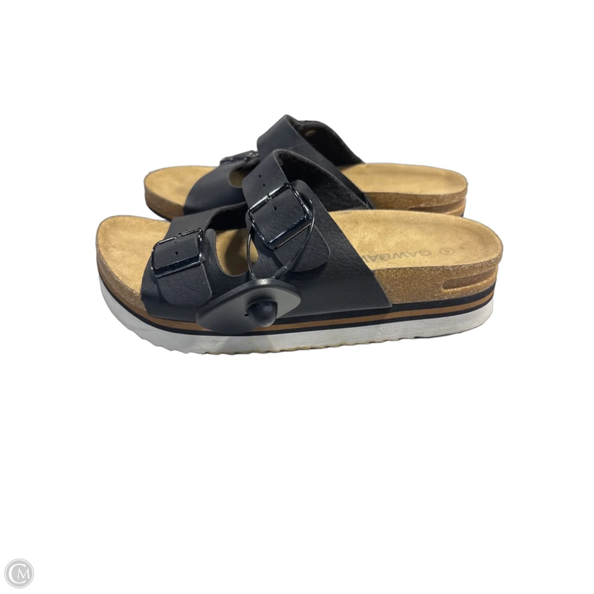 Sandals Flats By Cmc In Black, Size: 8