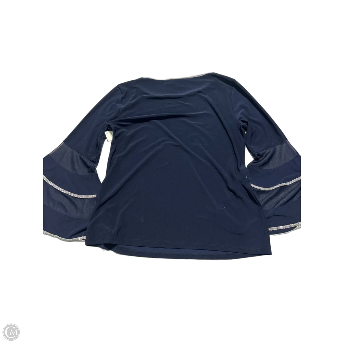 Top Long Sleeve By Msk In Blue, Size: S