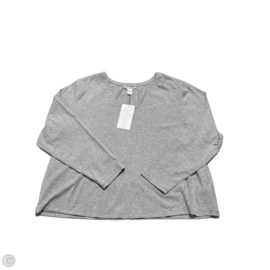 Top Long Sleeve By Athleta In Grey, Size: 2x