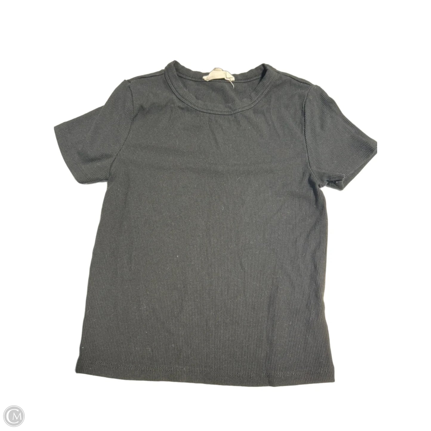 Top Short Sleeve By Cmc In Black, Size: S