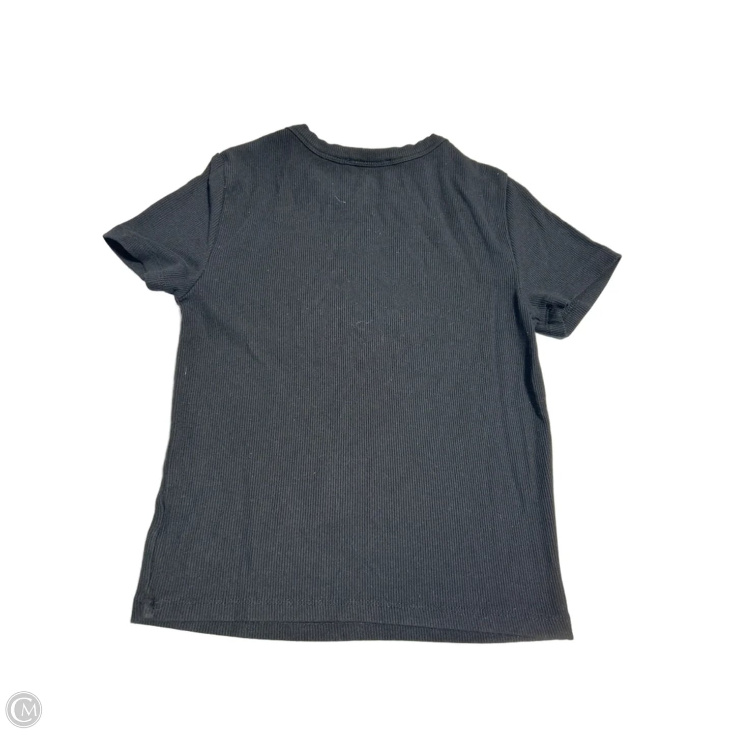 Top Short Sleeve By Cmc In Black, Size: S
