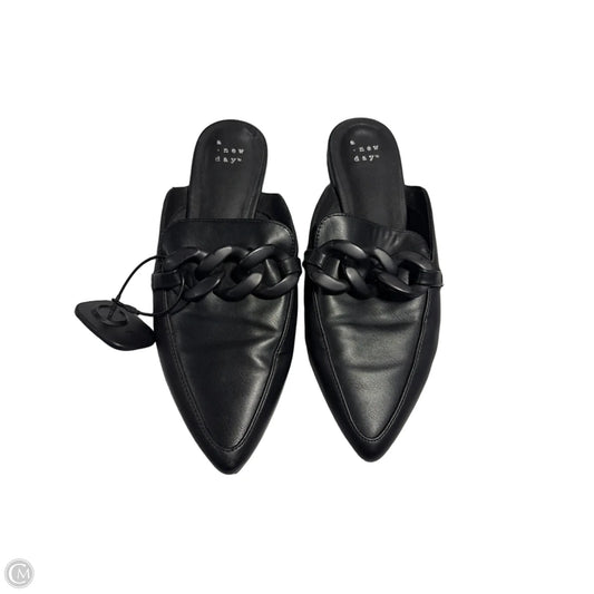 Shoes Flats By A New Day In Black, Size: 7
