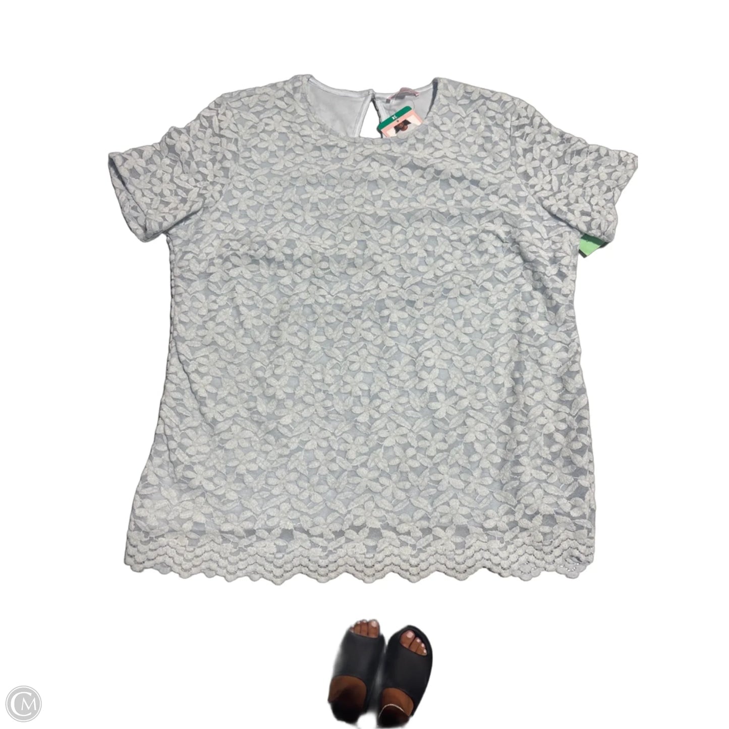 Top Short Sleeve By Cmc In Blue, Size: Xl