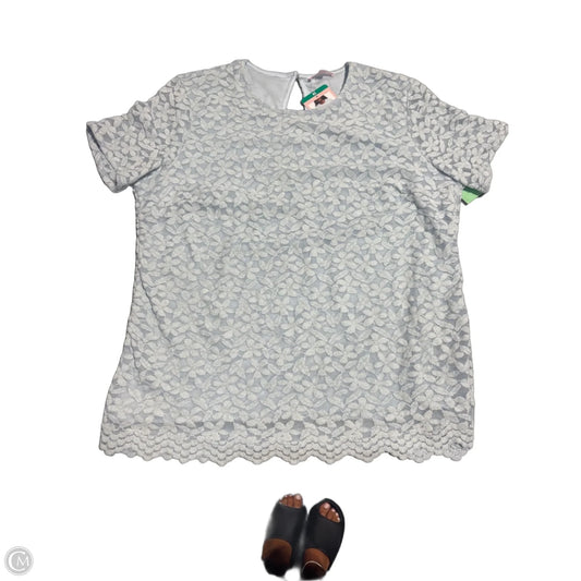 Top Short Sleeve By Cmc In Blue, Size: Xl