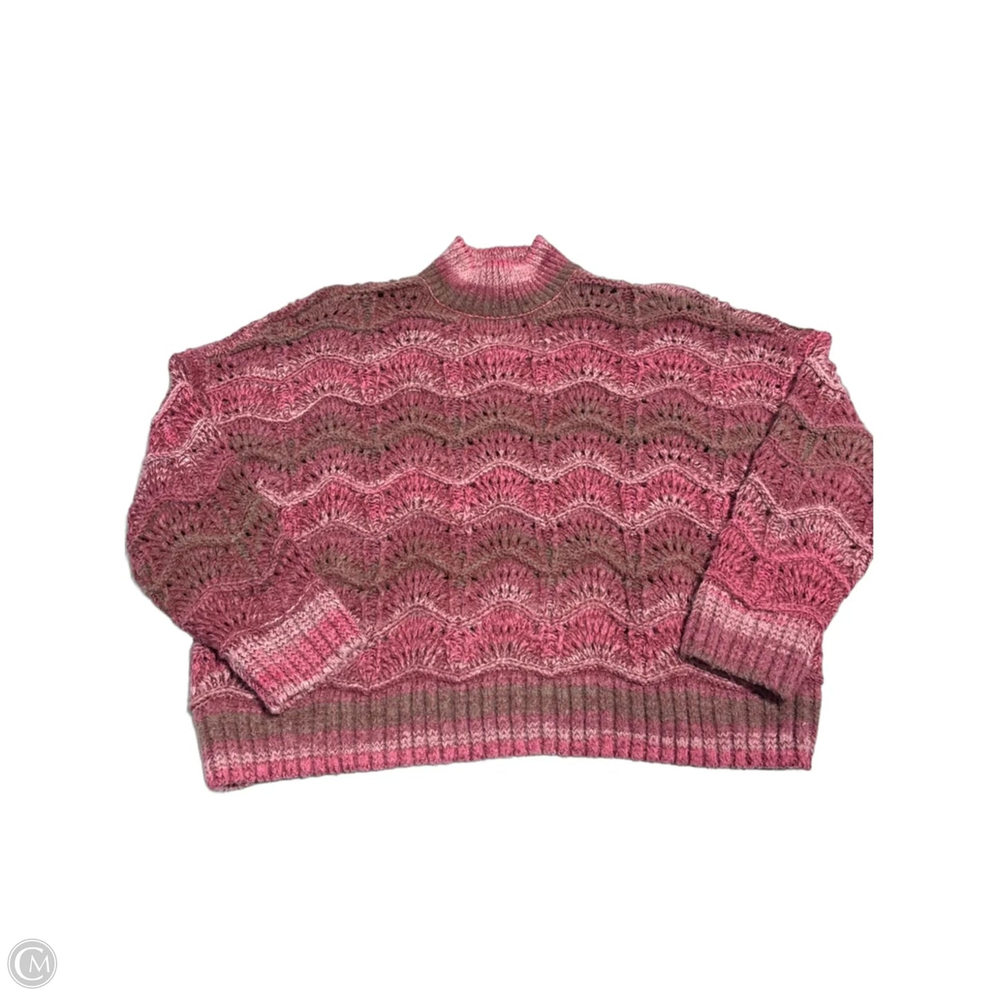 Sweater By Loft In Red, Size: Xl