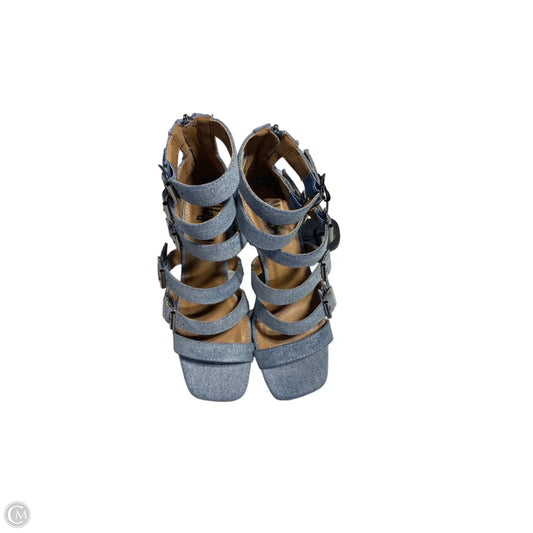 Shoes Heels Block By Corkys In Blue, Size: 6