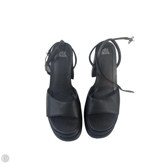 Shoes Heels Platform By Wild Fable In Black, Size: 8