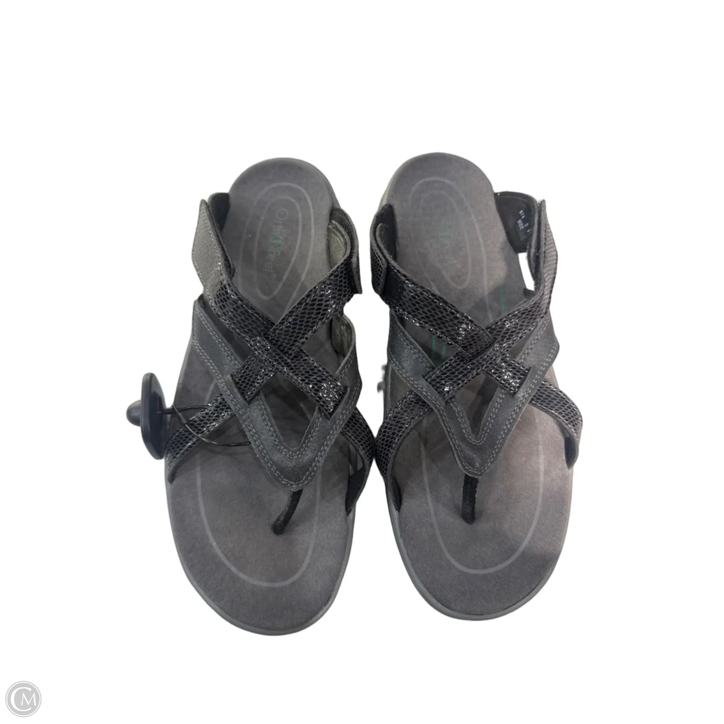 Sandals Flats By Cmc In Grey, Size: 9