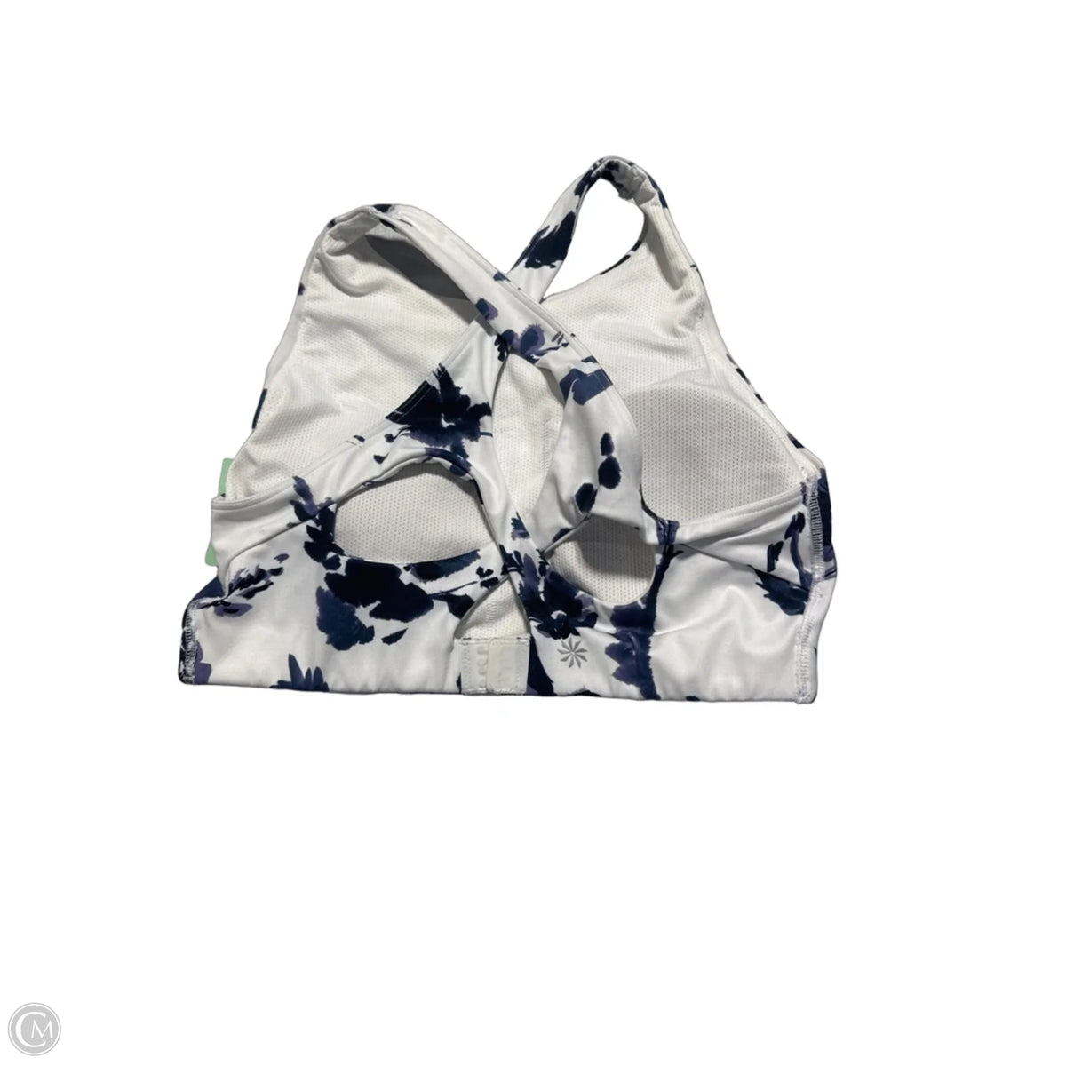Athletic Bra By Athleta In Blue & White, Size: S