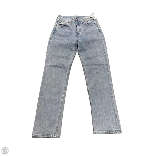 Jeans Straight By Gap In Blue Denim, Size: 6