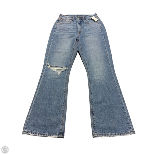 Jeans Straight By American Eagle In Blue Denim, Size: 6