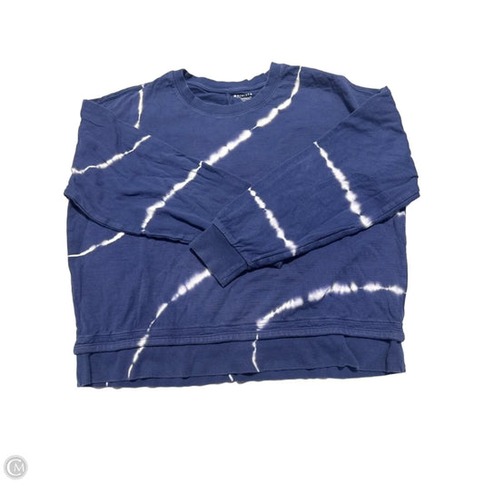 Athletic Top Long Sleeve Crewneck no By Athleta In Navy, Size: M