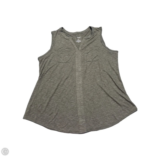Tank Top By Sonoma In Green, Size: 1x