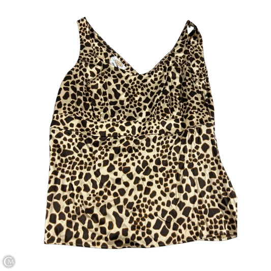 Tank Top By Talbots In Animal Print, Size: L