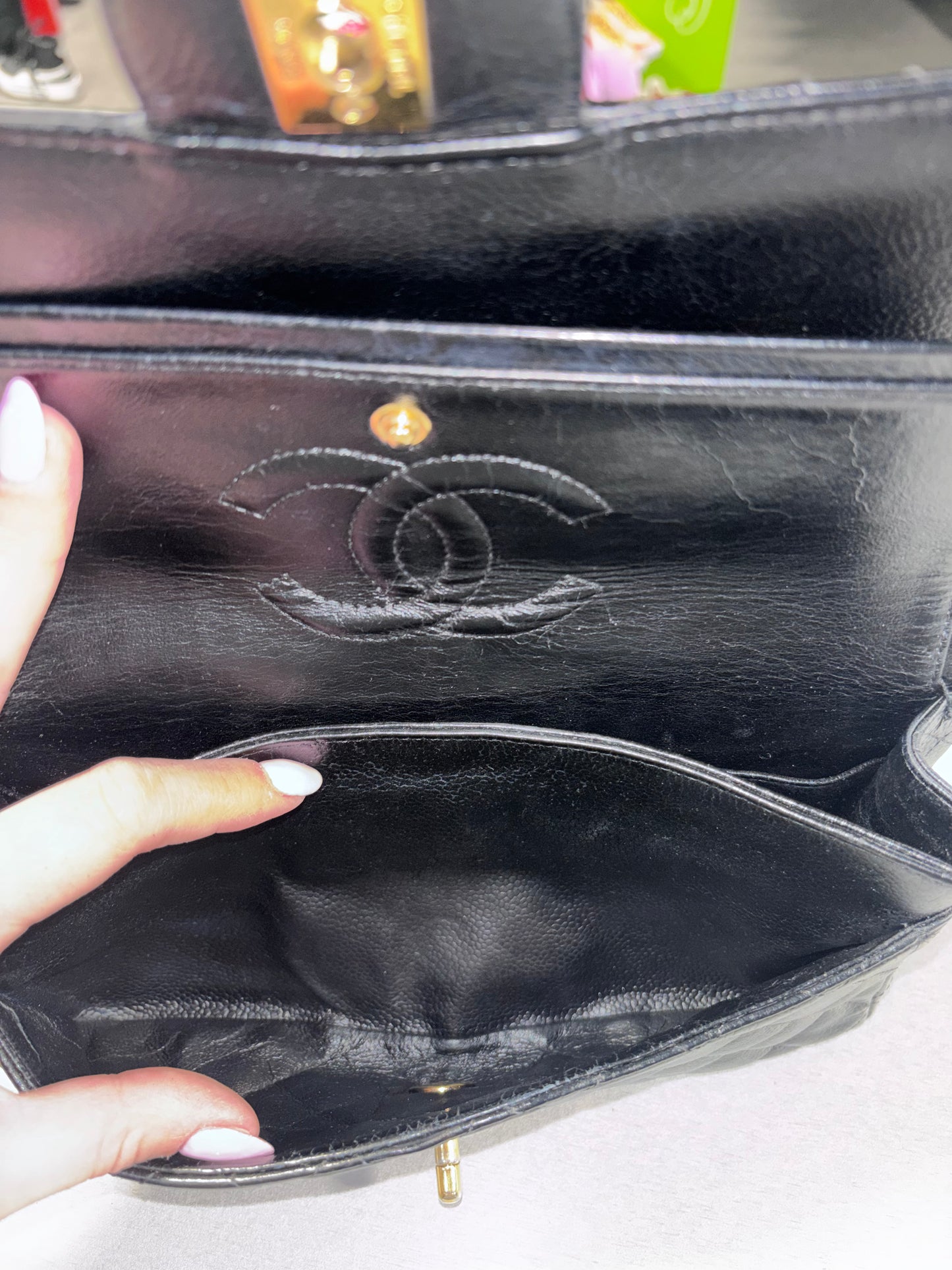 Crossbody Luxury Designer By Chanel, Size: Medium